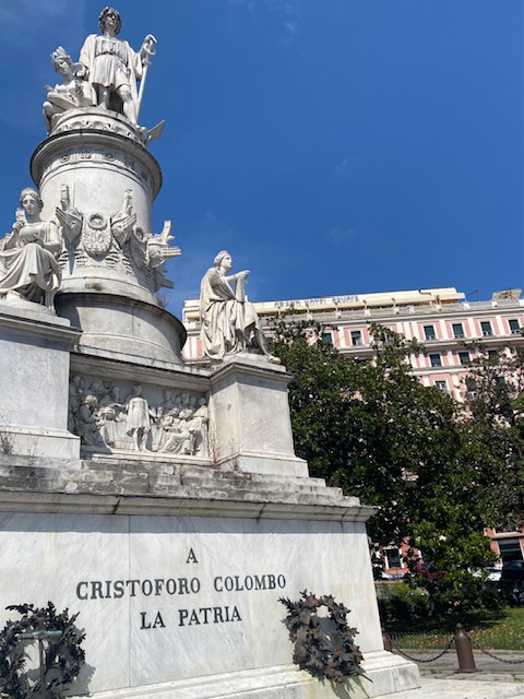 Cristoforo Colombo, Genova, Hotel Grand Savoia