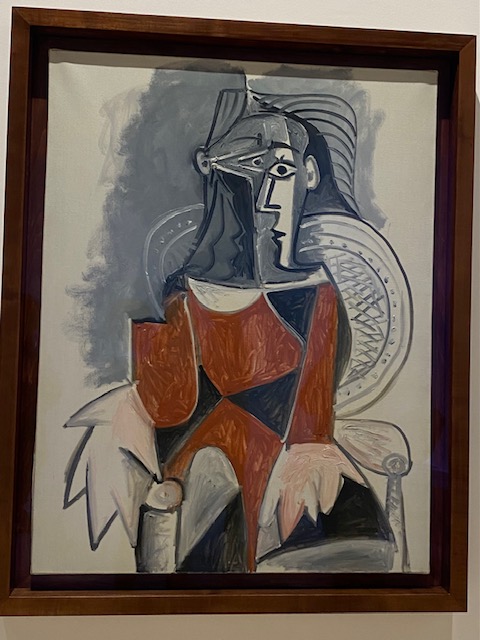 Picasso, Nojatuolissa istuva nainen, Museo Picasso